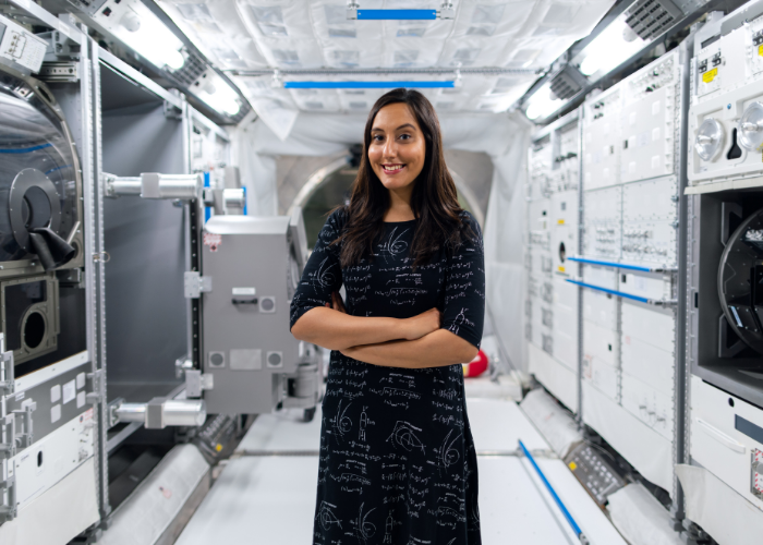 Femme scientifique de l’espace